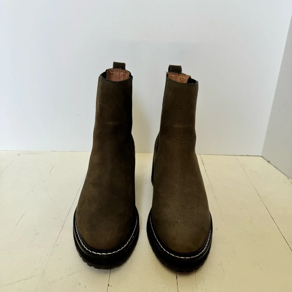 Madewell The Carina Platform Chelsea Boots